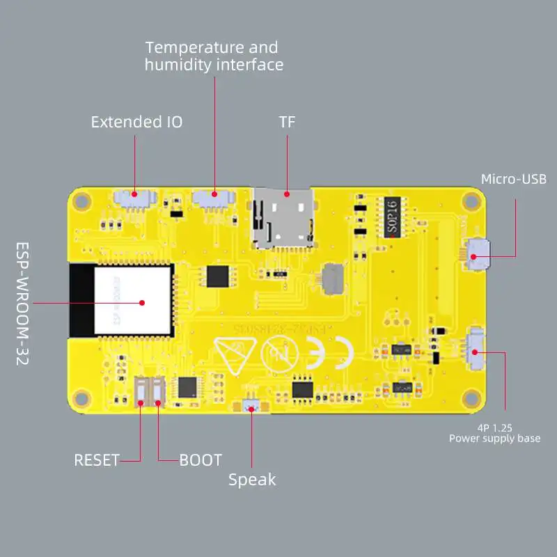 Home Automation Arduino - ESP32-3248S035 3,5-дюймовый интеллектуальный ЖК-дисплейный модуль 320x480