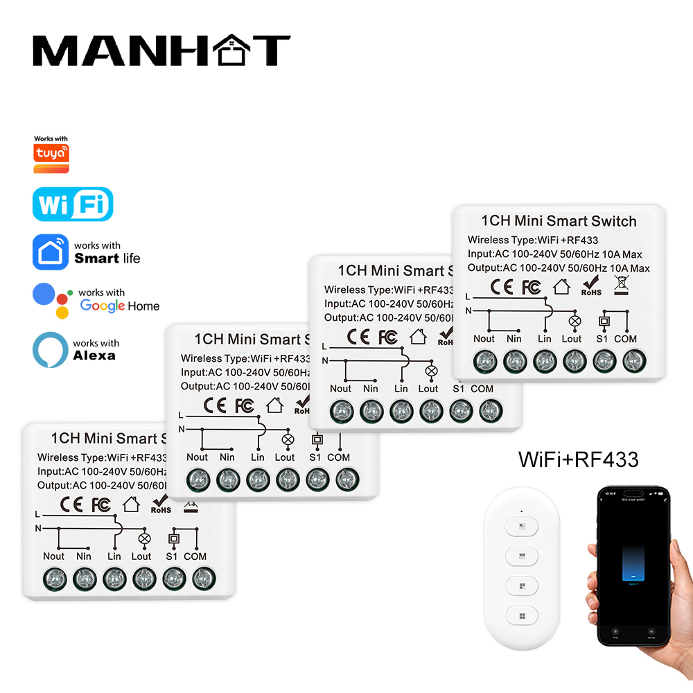Умный мини-выключатель Wi-Fi 1 – обзор и цена Home Automation Ideas